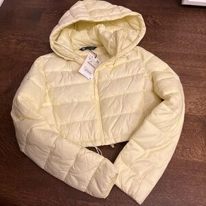 Zara Cropped Puffer Jacket